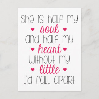 Postal Sin mi pequeño