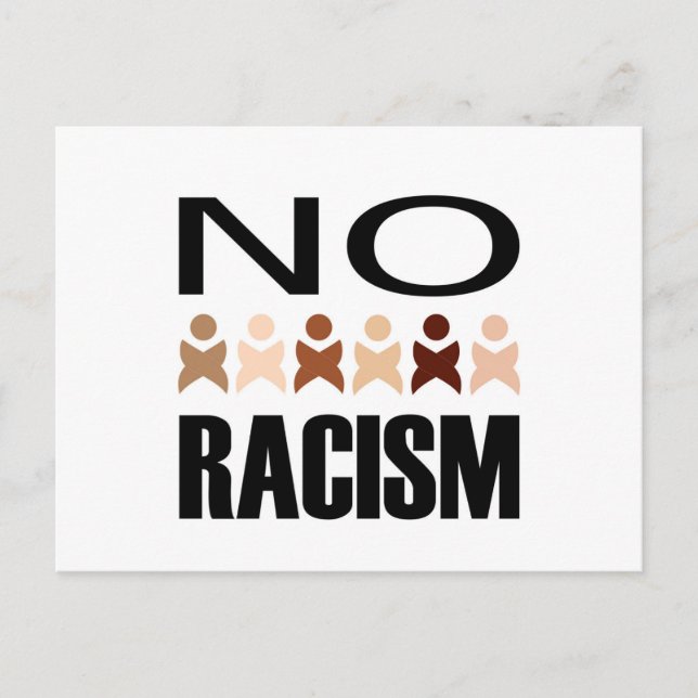 POSTAL SIN RACISMO (Anverso)