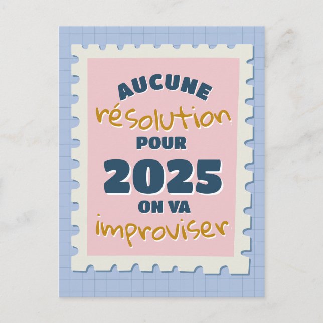 Postal Sin resolución este año (Anverso)