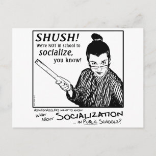 Postal ¡Sin socialización!