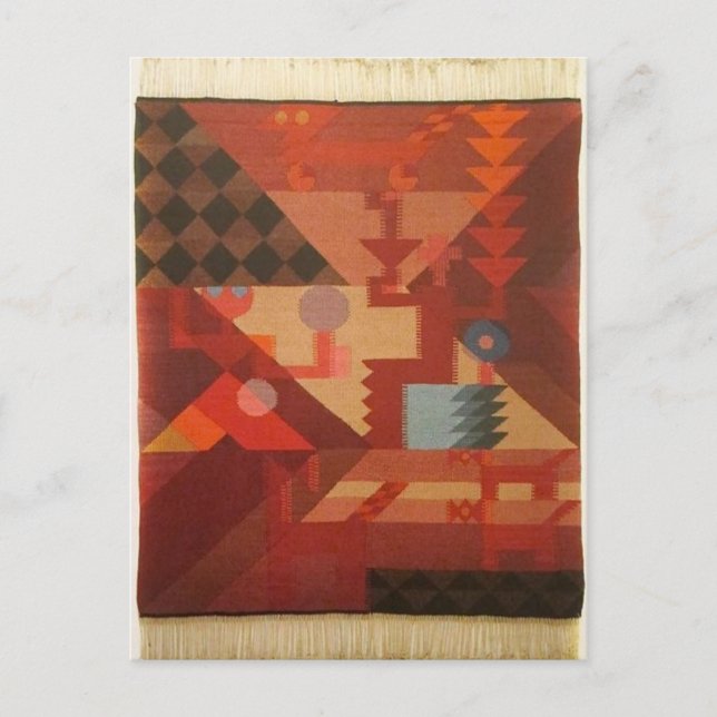 Postal Sin título de Sophie Taeuber-Arp (Anverso)