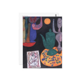 Postal Sin título (Vida fija) de Paul Klee, Resumen de ar