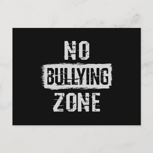 Postal Sin zona de bullying (Anverso)