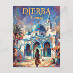 Postal Sinagoga El Ghriba Túnez