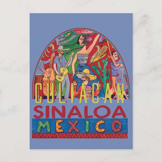 Postal SINALOA México (Anverso)