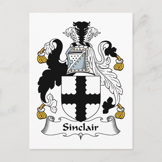Postal Sinclair Family Crest (Anverso)