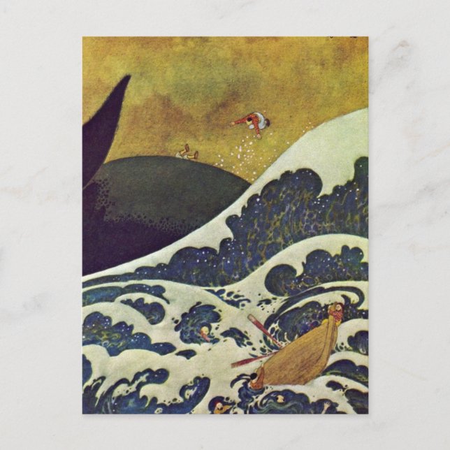 Postal Sindbad de Dulac el marinero 1907 (Anverso)