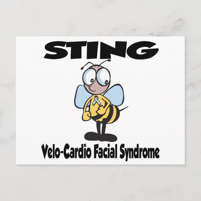 Postal Síndrome Facial STING Velo-Cardio (Anverso)
