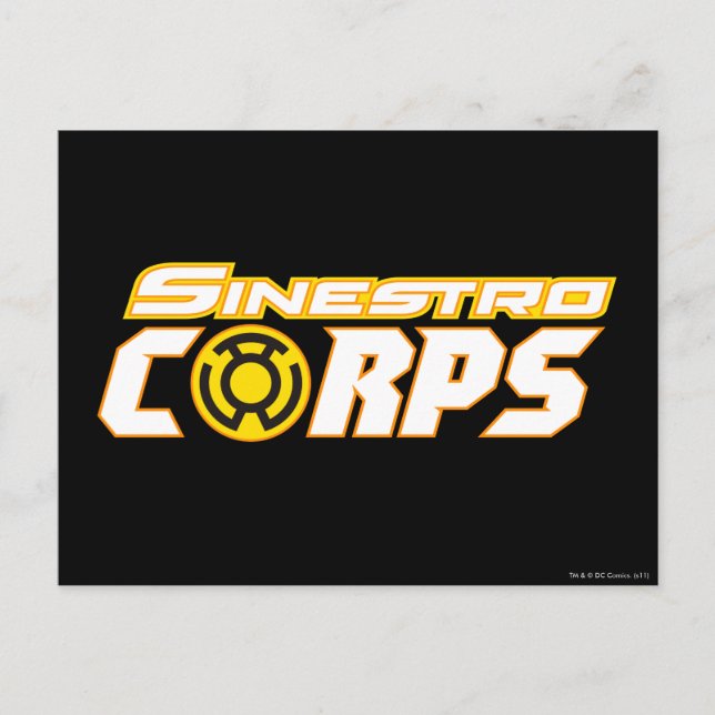 Postal Sinestro Corps (Anverso)