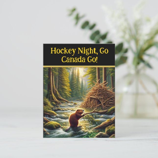 Postal Sinfonía de la rama de Beavers (Anverso de pie)