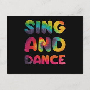 Postal Sing and Dance Hippie Tie Dye