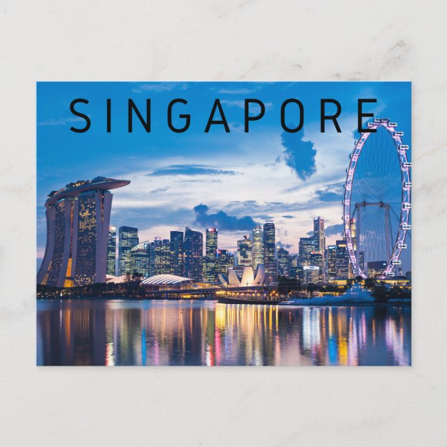 Postal Singapur (Anverso)