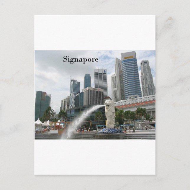 Postal singapur (por St.K.) (Anverso)