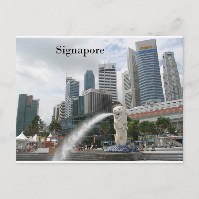 Postal singapur (por St.K.) (Anverso)
