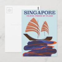 Singapur "Viajé allí en avión"