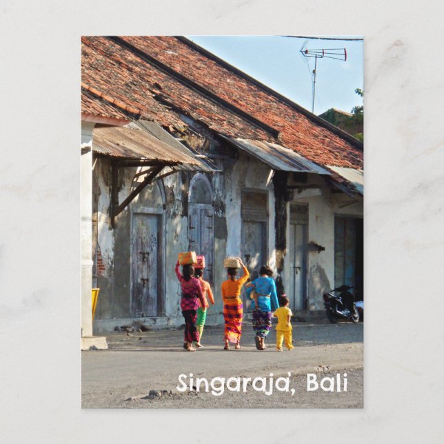 Postal Singaraja Bali Indonesia - Bali - Mujeres balinesa (Anverso)