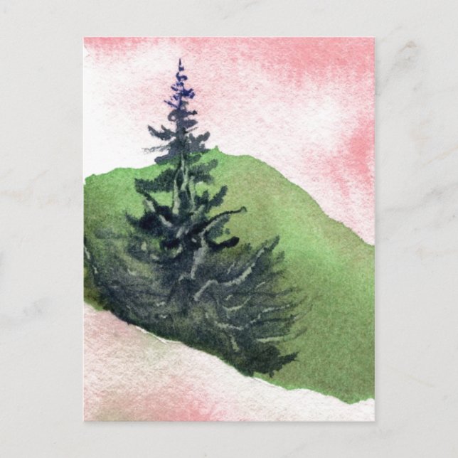 Postal "Single Pines" (Anverso)