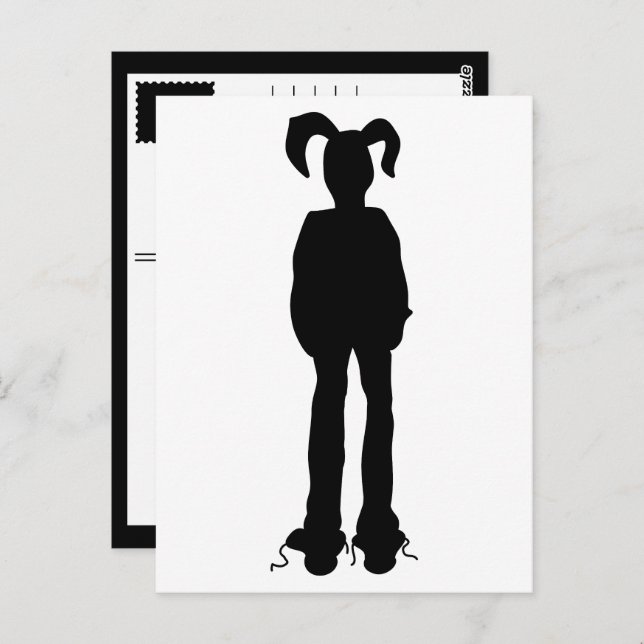 Postal sini bunny easter (Anverso / Reverso)