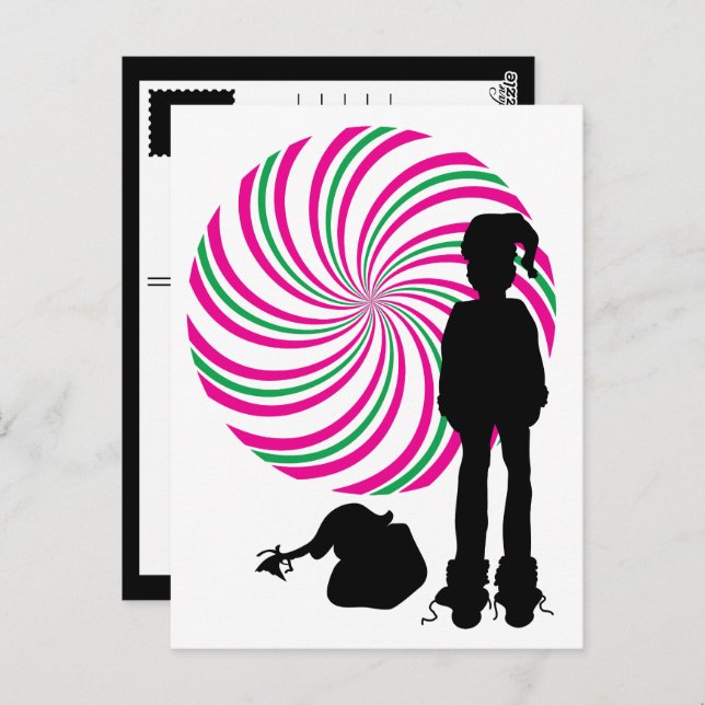 Postal siniestro santa (Anverso / Reverso)