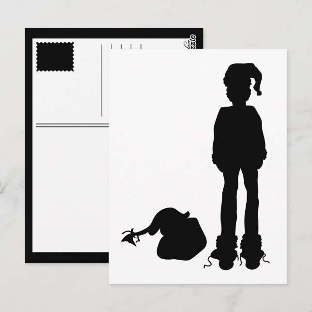 Postal siniestro santa (Anverso / Reverso)