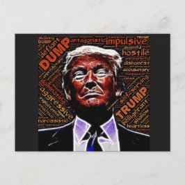 Postal Sinónimos para Trump con mal rostro de Trump
