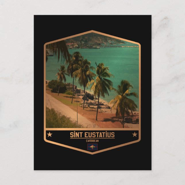 Postal Sint Eustatius (Anverso)