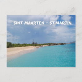Postal Sint Maarten - Escenario de la playa de St. Martin