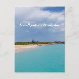 Postal Sint Maarten - Escenario de la playa de St. Martin