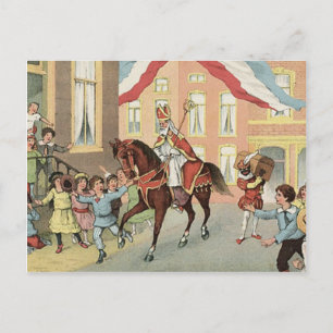 Postal Sinterklaas Dutch St. Nick Vintage