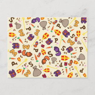 Postal Sinterklaas kaart