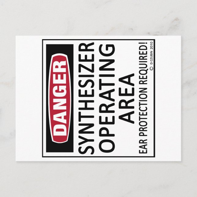 Postal Sintetizador de área de funcionamiento (Anverso)