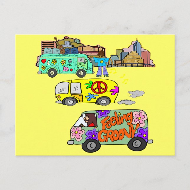 Postal Sintiendo Groovy Baby Boomer (Anverso)