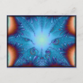 Postal Sintiéndose azul