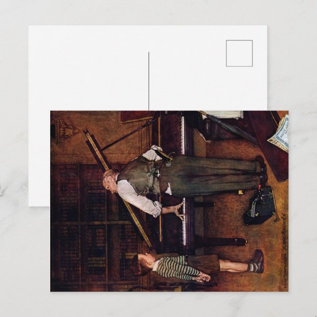 Postal Sintonizador de piano (Anverso / Reverso)