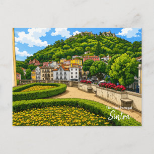 Postal Sintra Colorida-- El Portugal Real