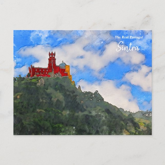 Postal Sintra - El Portugal Real (Anverso)