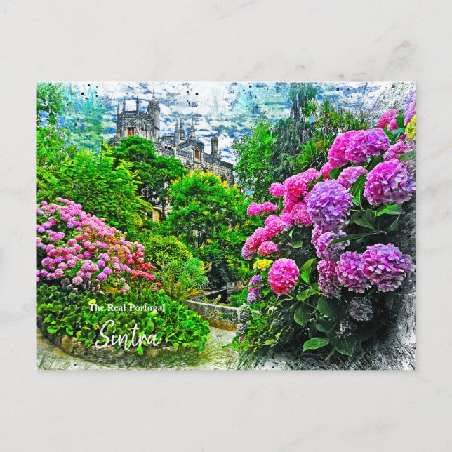 Postal Sintra - El verdadero Portugal (Anverso)