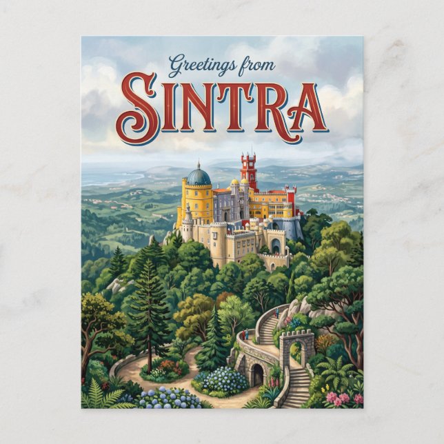 Postal Sintra Portugal (Anverso)