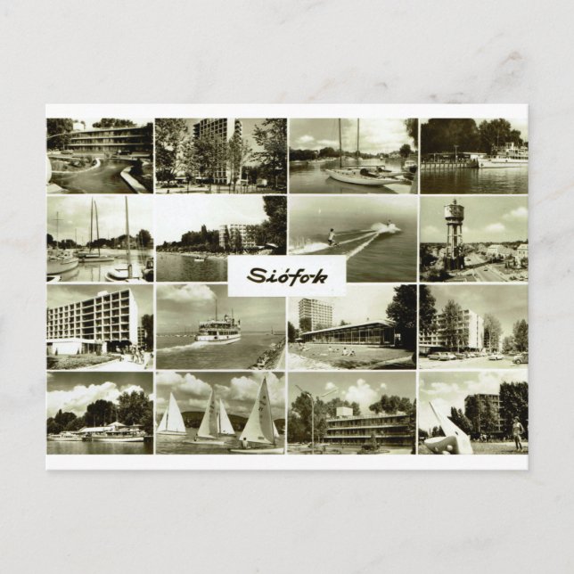 Postal Siófok, Hungría (Anverso)