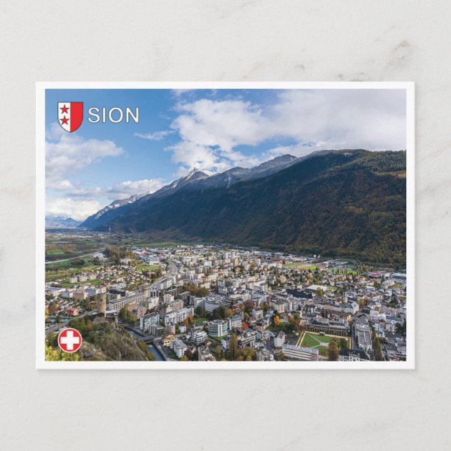 Postal Sion - Suiza (Anverso)