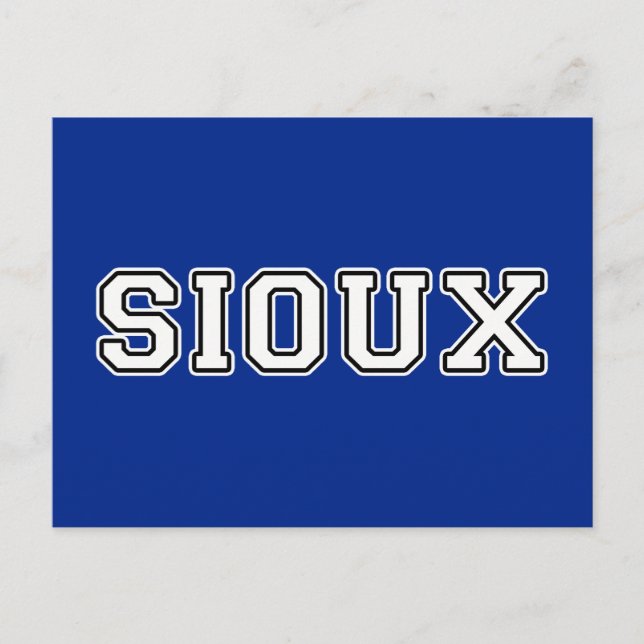 Postal Sioux (Anverso)