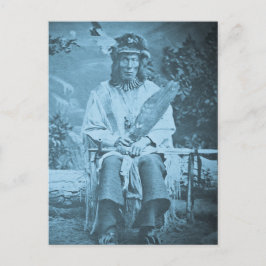 Postal Sioux Chief Medicine Bear Vintage Stereoview