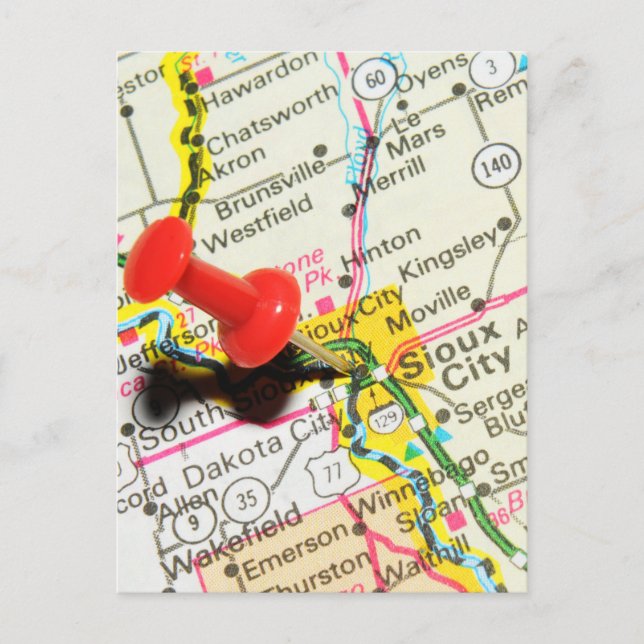 Postal Sioux City, Iowa (Anverso)