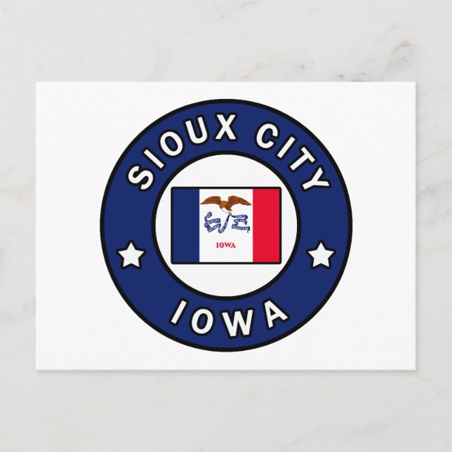 Postal Sioux City Iowa (Anverso)