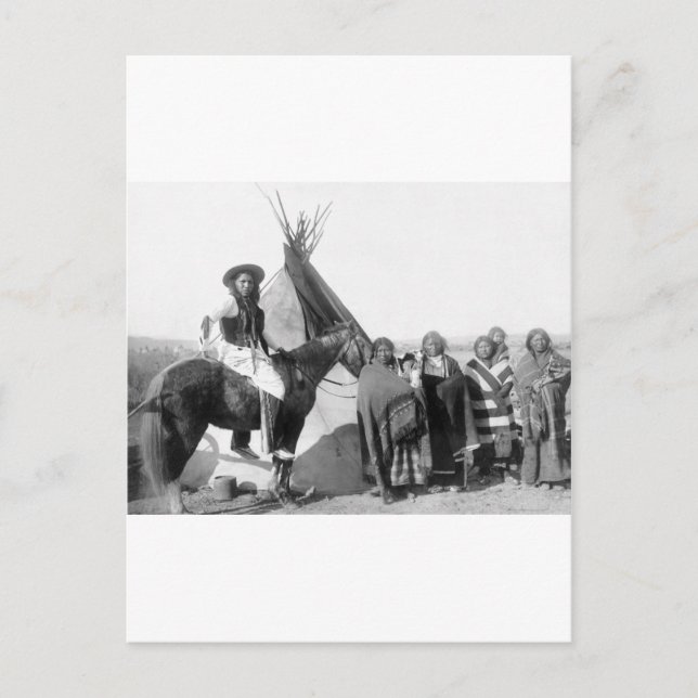 Postal Sioux lakota: 1891 (Anverso)