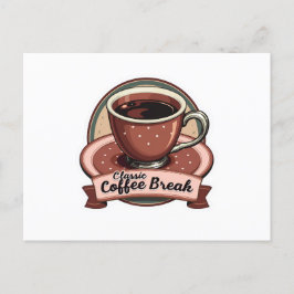 Postal Sip & Savor: Saludos desde el Café Retro