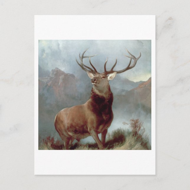 Postal Sir Edwin Landseer | Monarca del Glen, 1851 (Anverso)