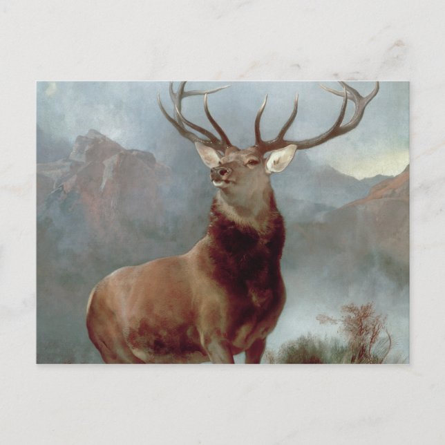 Postal Sir Edwin Landseer | Monarca del Glen, 1851 (Anverso)