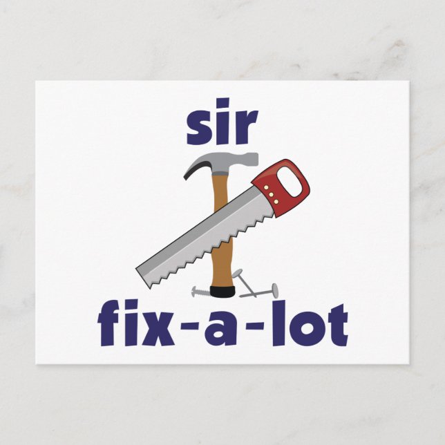 Postal Sir Fix-A-Lot (Anverso)