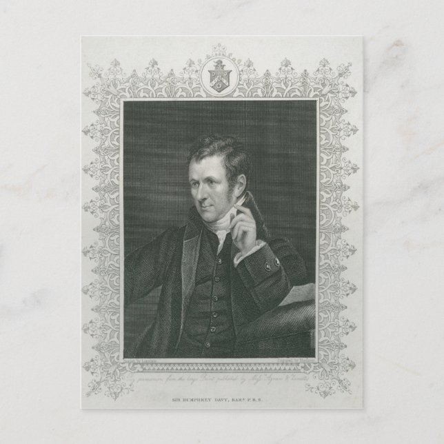 Postal Sir Humphry Davy (Anverso)